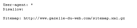 Le fichier robots.txt