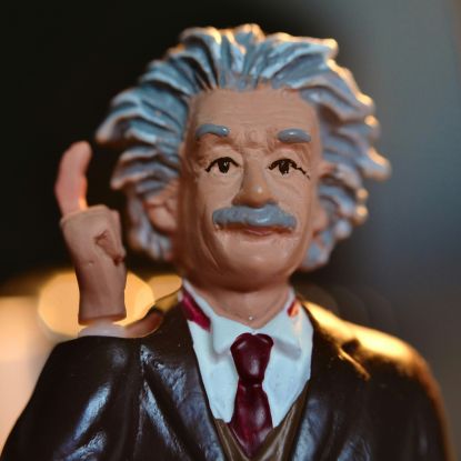 Image décorative représentant Einstein